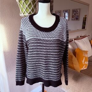 Women’s Merona Monochrome Striped Women's Sweater